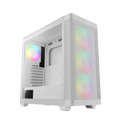 CASE GAMDIAS ATHENA M3 WHITE ARGB – MID TOWER | 4 FAN ARGB PWM | HỖ TRỢ E-ATX